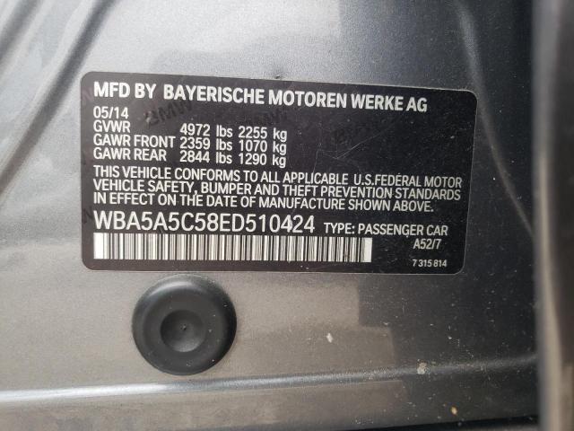 Foto 10 de la subasta – 2014 BMW 528 I con VIN WBA5A5C58ED510424
