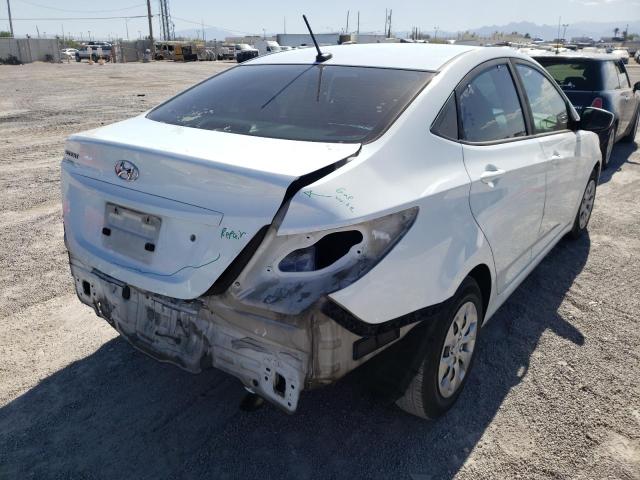 Photo 4 from auction – 2016 HYUNDAI ACCENT SE with VIN KMHCT4AE1GU123049