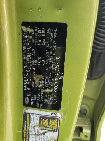 Photo 10 from auction – 2015 KIA SOUL with VIN KNDJN2A24F7792591