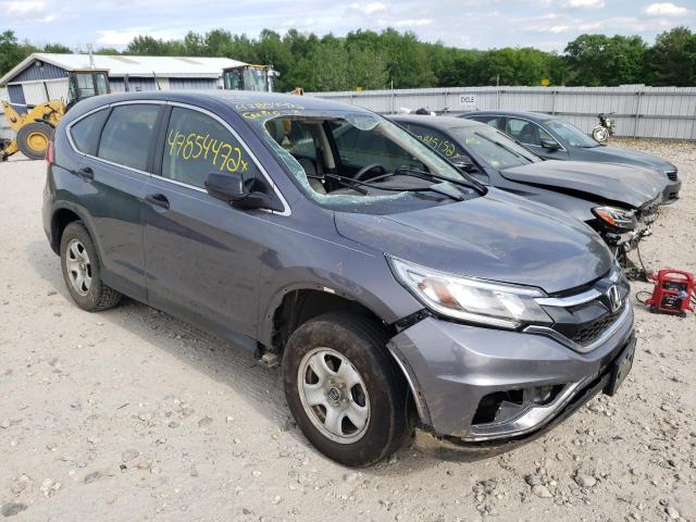 HONDA CR-V LX 2015 with VIN 5J6RM4H30FL066356 - Photo from auction