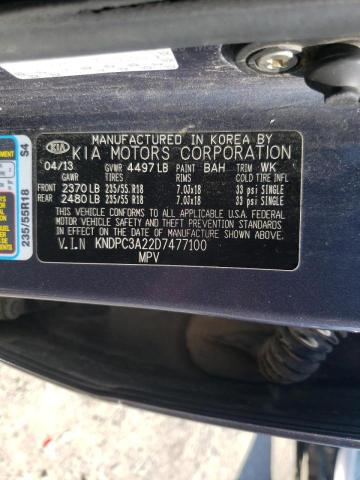 Photo 10 from auction – 2013 KIA SPORTAGE E with VIN KNDPC3A22D7477100