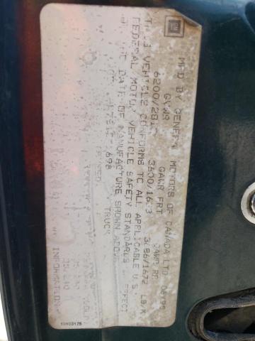 Photo 10 from auction – 1995 CHEVROLET GMT-400 C1 with VIN 2GCEC19K7S1241696