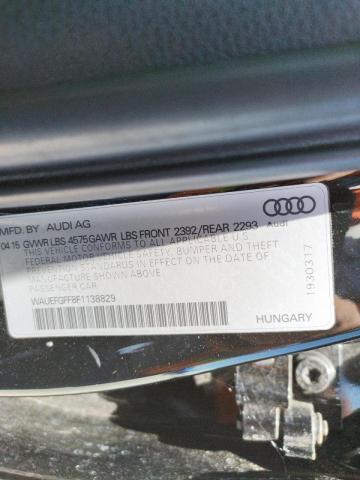 Photo 10 from auction – 2015 AUDI A3 PREMIUM with VIN WAUEFGFF8F1138829