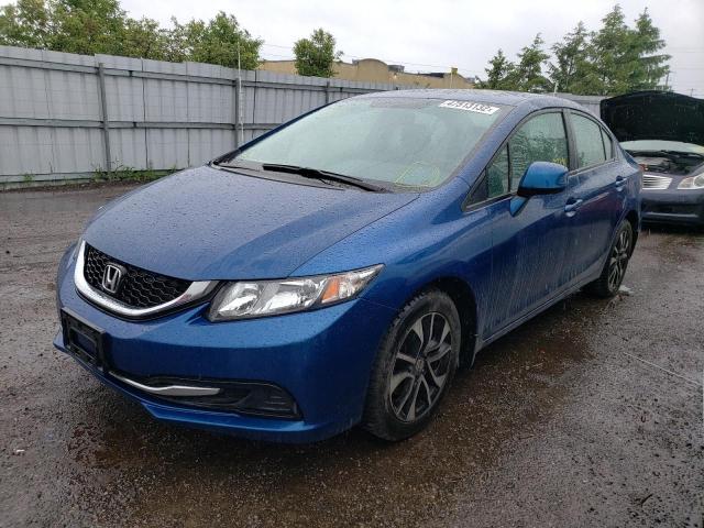 Photo 2 from auction – 2013 HONDA CIVIC LX with VIN 2HGFB2F55DH004485
