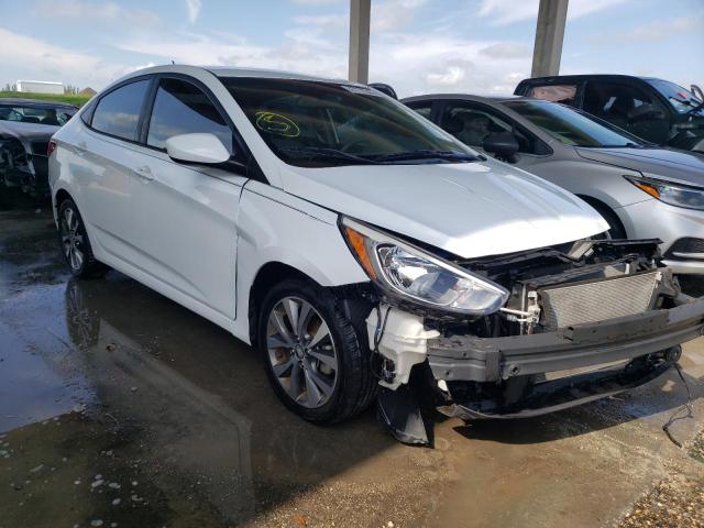 HYUNDAI ACCENT SE 2017 with VIN KMHCT4AEXHU285456 - Photo from auction