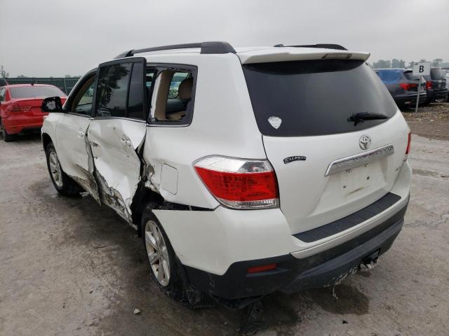Photo 3 from auction – 2012 TOYOTA HIGHLANDER with VIN 5TDBK3EH5CS105976