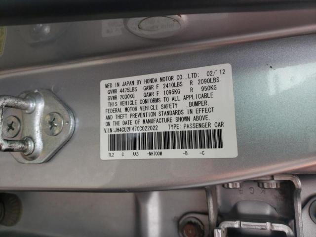 Photo 10 from auction – 2012 ACURA TSX with VIN JH4CU2F47CC022022