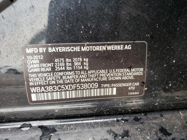 Photo 10 from auction – 2013 BMW 328 XI with VIN WBA3B3C5XDF538009