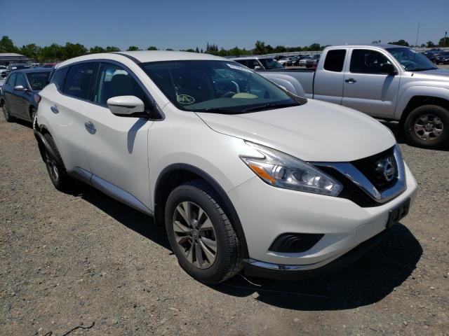 NISSAN MURANO S 2016 with VIN 5N1AZ2MG5GN112363 - Photo from auction