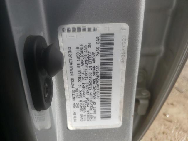 Photo 10 from auction – 2005 PONTIAC VIBE with VIN 5Y2SL63875Z427618