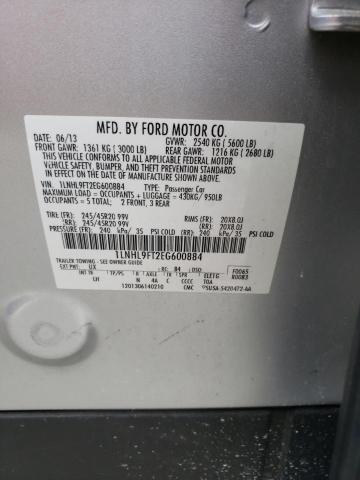 Photo 10 from auction – 2014 LINCOLN MKS with VIN 1LNHL9FT2EG600884