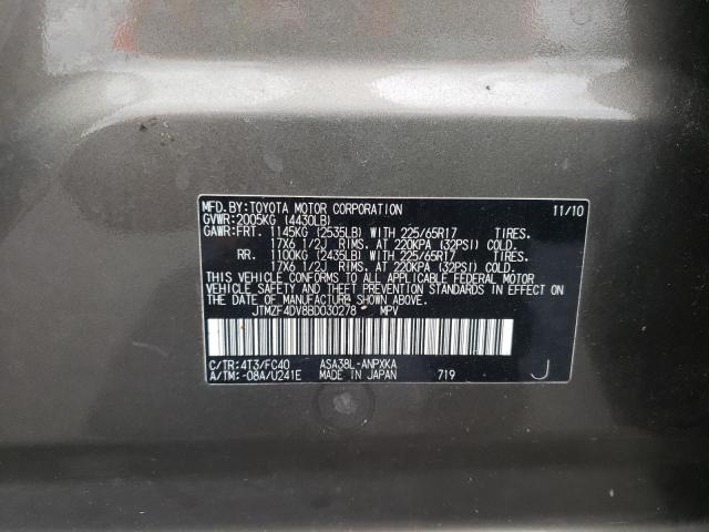Photo 10 from auction – 2011 TOYOTA RAV4 with VIN JTMZF4DV8BD030278