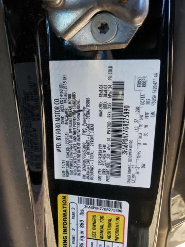 Photo 10 from auction – 2016 FORD FUSION SE with VIN 3FA6P0H77GR275890