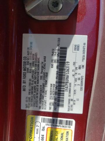 Photo 10 from auction – 2015 FORD MUSTANG with VIN 1FATP8UH6F5363119