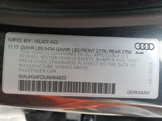 Photo 10 from auction – 2018 AUDI A6 PRESTIG with VIN WAUH3AFC9JN064833