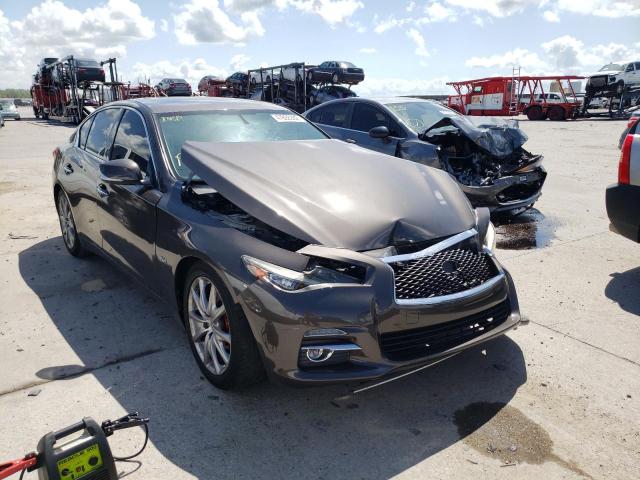 INFINITI Q50 BASE 2014 with VIN JN1BV7AP1EM688270 - Photo from auction