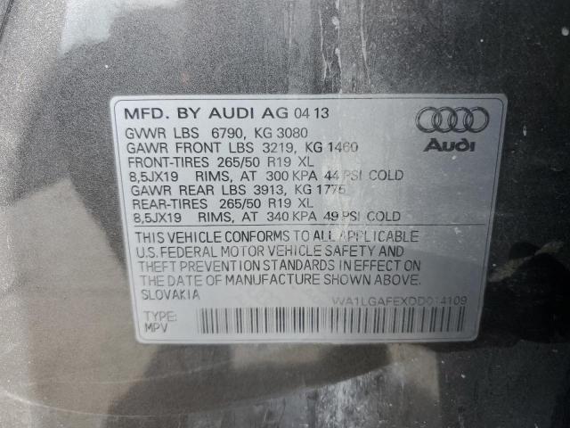 Photo 10 from auction – 2013 AUDI Q7 PREMIUM with VIN WA1LGAFEXDD014109