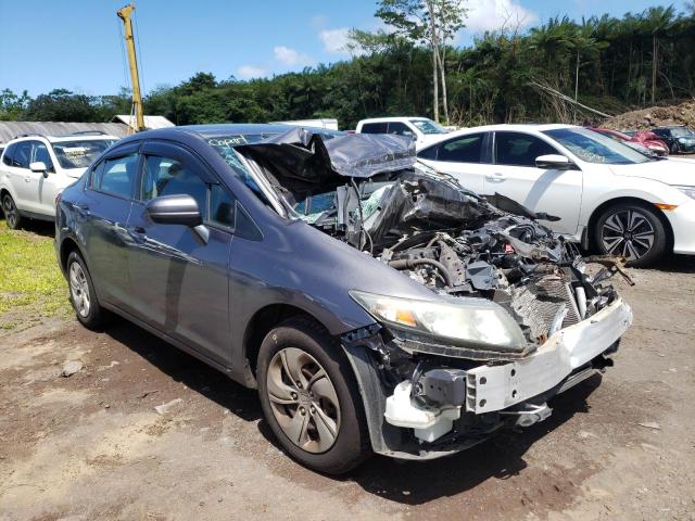 HONDA CIVIC LX 2014 with VIN 19XFB2F59EE027926 - Photo from auction