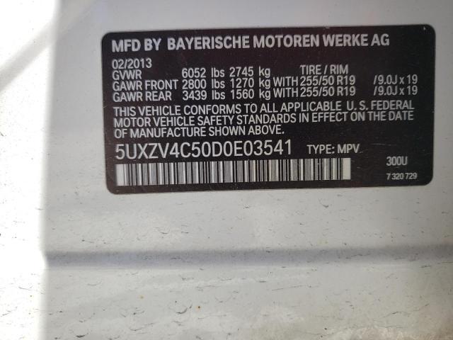 Photo 10 from auction – 2013 BMW X5 XDRIVE3 with VIN 5UXZV4C50D0E03541