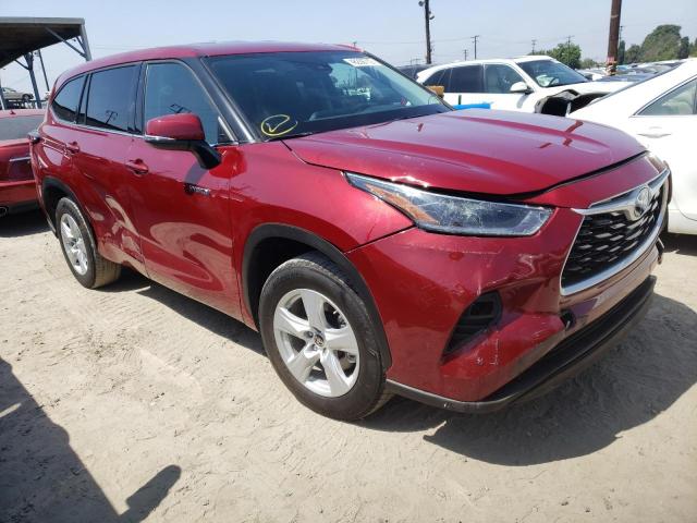 TOYOTA HIGHLANDER 2021 with VIN 5TDZARAH3MS010909 - Photo from auction