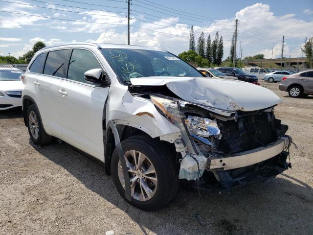 TOYOTA HIGHLANDER 2015 с VIN 5TDJKRFHXFS219960 - Фото с аукциона