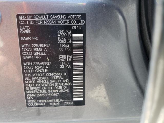 Photo 10 from auction – 2018 NISSAN ROGUE S with VIN KNMAT2MV5JP510897