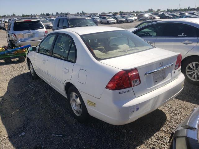 Photo 3 from auction – 2003 HONDA CIVIC HYBR with VIN JHMES96643S011204