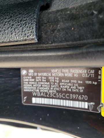 Photo 10 from auction – 2012 BMW 650 I with VIN WBALZ3C55CC397670