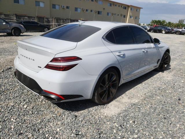 Photo 4 from auction – 2022 GENESIS G70 BASE with VIN KMTG54TE5NU083912