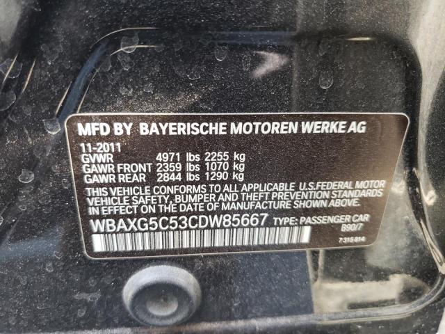 Photo 10 from auction – 2012 BMW 528 I with VIN WBAXG5C53CDW85667
