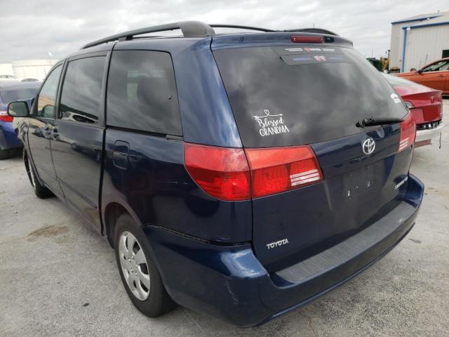 Photo 3 from auction – 2004 TOYOTA SIENNA CE with VIN 5TDZA23C74S217022