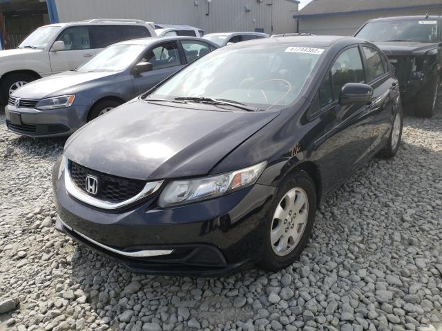 Photo 2 from auction – 2014 HONDA CIVIC LX with VIN 19XFB2F59EE007417