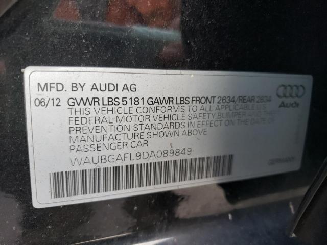 Photo 10 from auction – 2013 AUDI S4 PREMIUM with VIN WAUBGAFL9DA089849