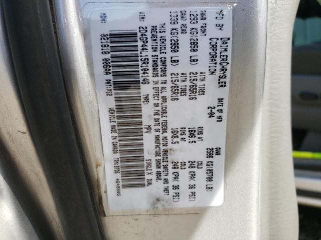 Photo 10 from auction – 2005 DODGE GRAND CARA with VIN 2D4GP44L15R104146