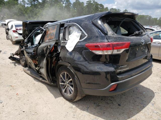 Photo 3 from auction – 2019 TOYOTA HIGHLANDER with VIN 5TDKZRFH8KS338634