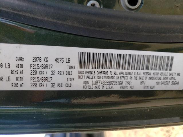 Photo 10 from auction – 2009 JEEP PATRIOT LI with VIN 1J8FF48B59D235160