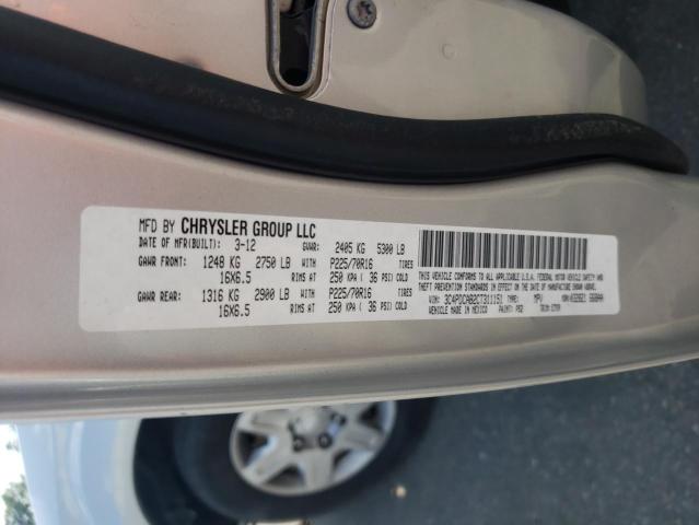Photo 10 from auction – 2012 DODGE JOURNEY SE with VIN 3C4PDCAB2CT311151