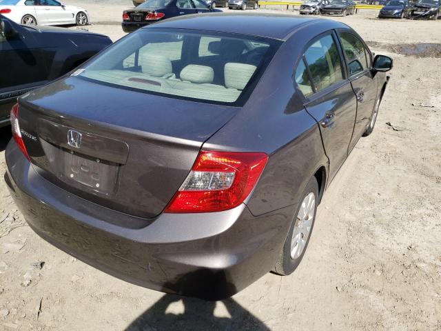 Photo 4 from auction – 2012 HONDA CIVIC LX with VIN 19XFB2F52CE083476