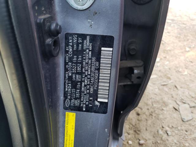 Photo 10 from auction – 2015 HYUNDAI ACCENT GLS with VIN KMHCT4AE3FU883286