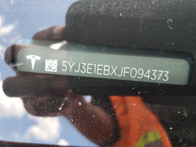 Photo 10 from auction – 2018 TESLA MODEL 3 with VIN 5YJ3E1EBXJF094373