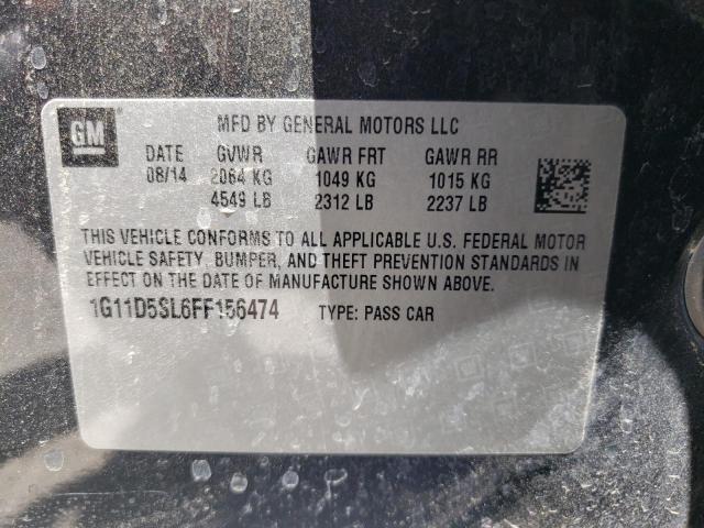 Photo 10 from auction – 2015 CHEVROLET MALIBU 2LT with VIN 1G11D5SL6FF156474
