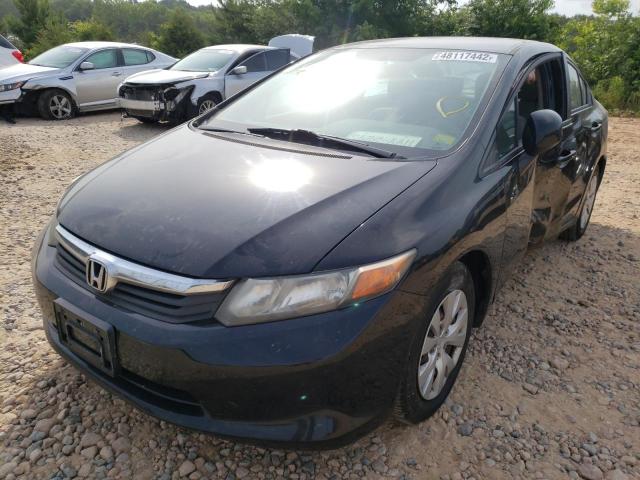 Photo 2 from auction – 2012 HONDA CIVIC LX with VIN 2HGFB2F5XCH300682