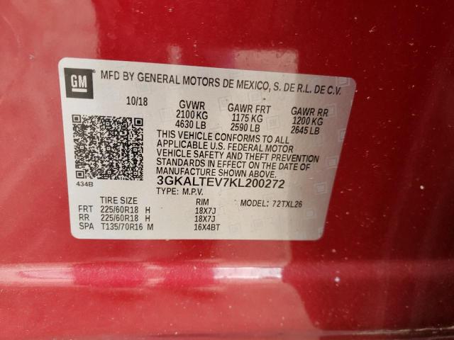 Photo 10 from auction – 2019 GMC TERRAIN SL with VIN 3GKALTEV7KL200272