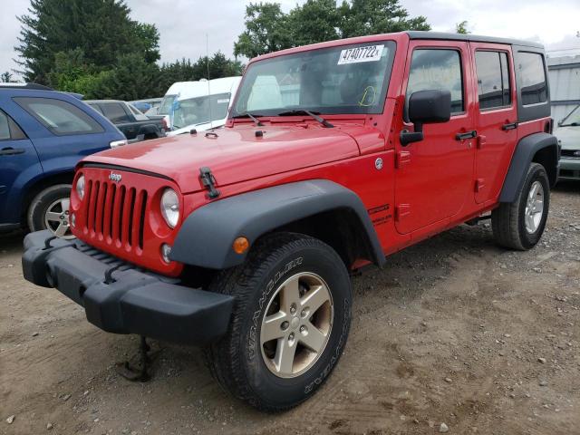 Photo 2 from auction – 2014 JEEP WRANGLER U with VIN 1C4BJWDG1EL177064