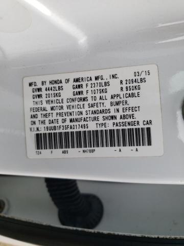 Photo 10 from auction – 2015 ACURA TLX with VIN 19UUB1F35FA017495