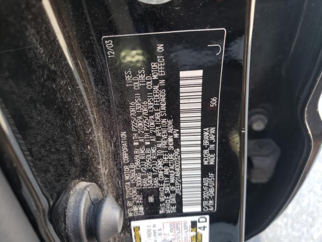 Photo 10 from auction – 2004 TOYOTA HIGHLANDER with VIN JTEEP21A840023290