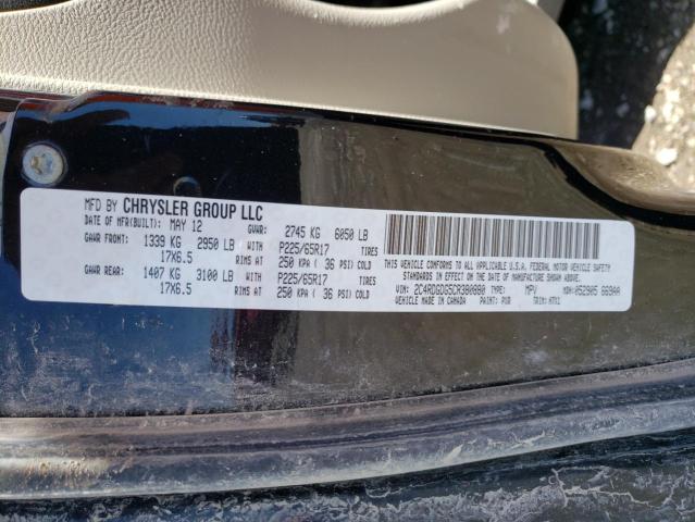 Photo 10 from auction – 2012 DODGE GRAND CARA with VIN 2C4RDGDG5CR380880