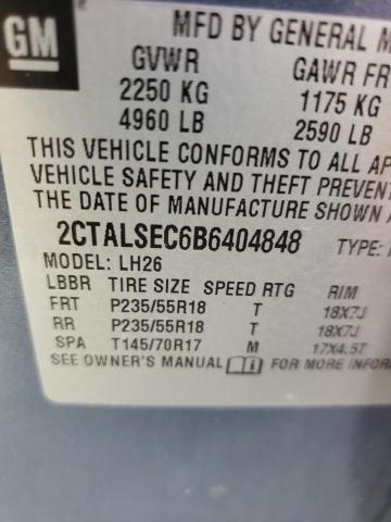 Photo 10 from auction – 2011 GMC TERRAIN SL with VIN 2CTALSEC6B6404848