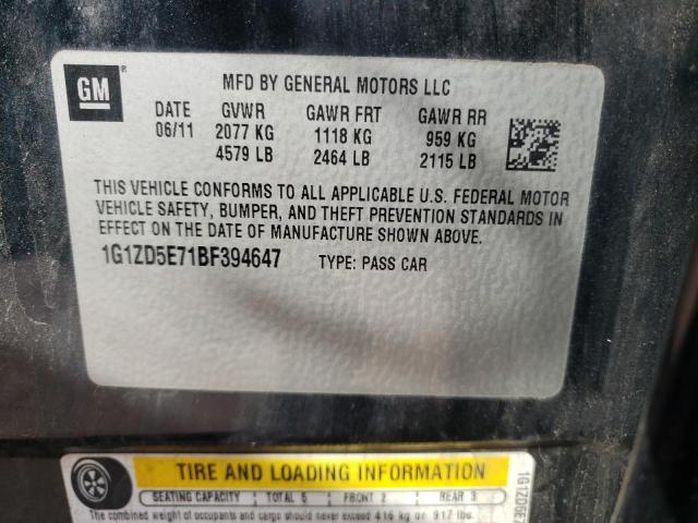 Photo 10 from auction – 2011 CHEVROLET MALIBU 2LT with VIN 1G1ZD5E71BF394647