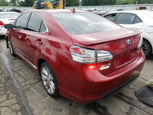 Photo 3 from auction – 2010 LEXUS HS 250H with VIN JTHBB1BA3A2011237